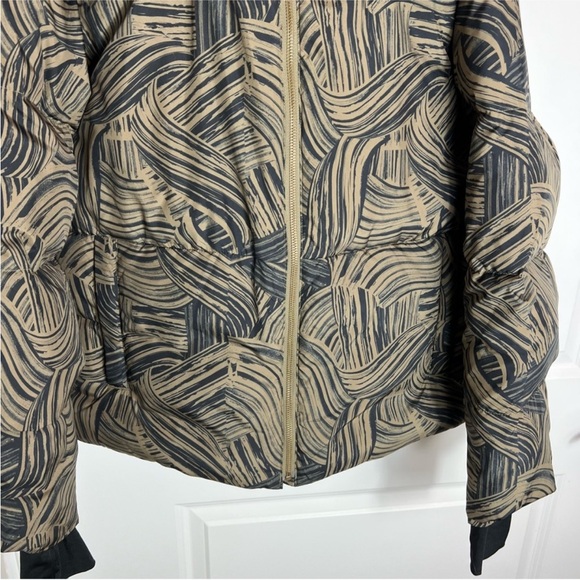 Garnet Hill Printed Down Fill Coat - Picture 4 of 10